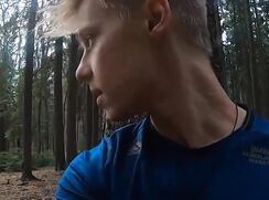 Twinks Wood Outdoor Wank & Cum Porn Boys