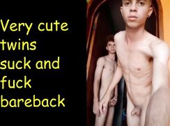 Twins have anal fun