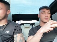 ♥ Two nasty gracious In Car ♥
