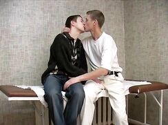 two russian boys like to touch