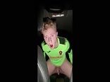 Two Soccer Boys bareback in car gay porn