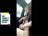 two twinky`s wanking in car boys porn tube