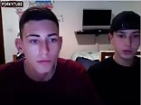Two very beautiful boys masturbates in the bedroom