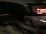 uk chav wanks in friends car