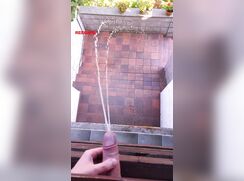 Uncut Cock Pisses From Window porn