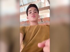 Uncut horny cutie