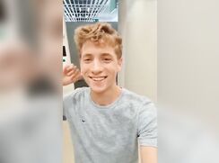 Uncut Twink Jerks & Cums In Public Toilet Porn