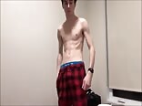 Uncut Twink Strips & Poses boys porn