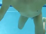 Under water...