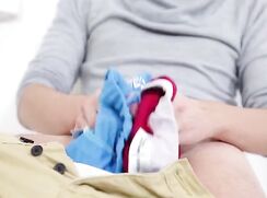 Underwear makes him horny