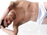 very sexy guy at the fountain