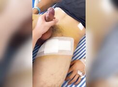 Visiting friend in hospital