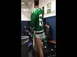 walk naked in the locker room
