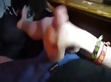 wank on bed