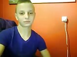 Wanking next to a red wall boys porn