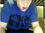 Wanking on the futon then tasting his cum boys porn