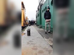 wanking on the pier
