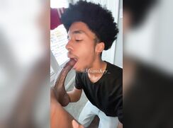 wanted to suck my dick but couldnt handle it