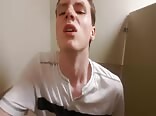 Watch me stroke my dick from below boys porn