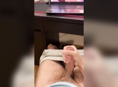 Watching gay porn on a laptop