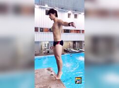 Watersports With The Speedo Boy  JN