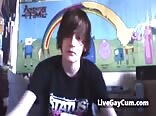 What a cute twink porn does on webcam