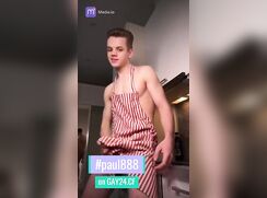 What's under that apron? Wow!
