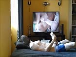 While Watching Boys Porn on Gay Tube