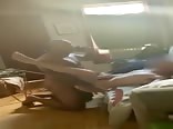 wife phones while dad fucks son