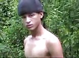 wonderful teen with big dick and dangling balls