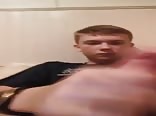 young guy cums