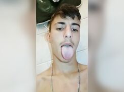 Young Straight Lad Cums