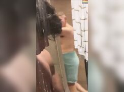 Young wanker was caught