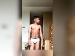 Zaditty showing off hot body and massive dick